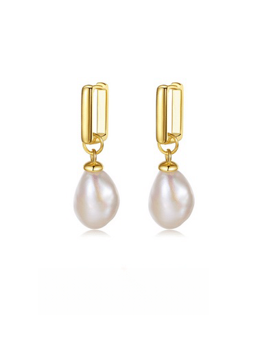 Baroque Pearl Drop Earrings