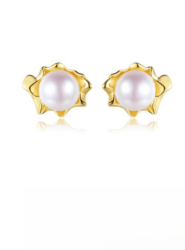 Baroque Pearl Stud Earrings