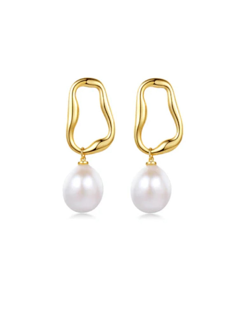 Baroque Pearl Drop Earrings