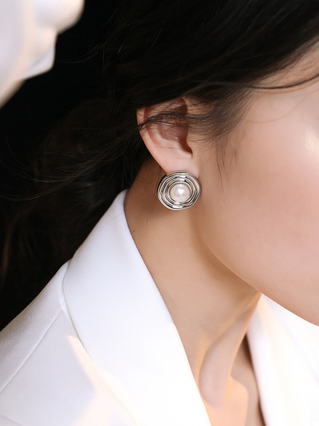 Pearl Earrings for Woman