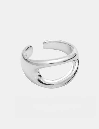 Silver Open Adjustable Ring