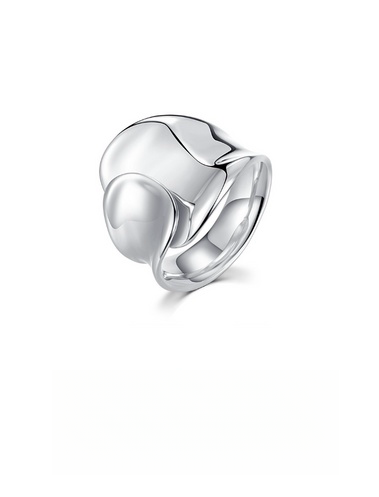 Sterling Silver Concave Ring