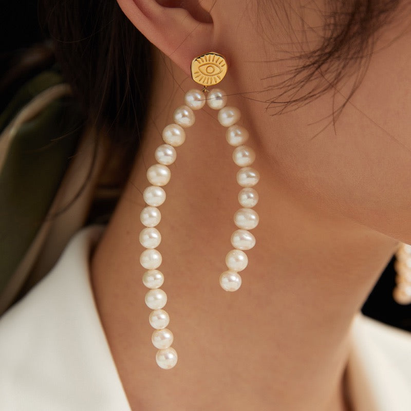 Pearl Drop Earrings