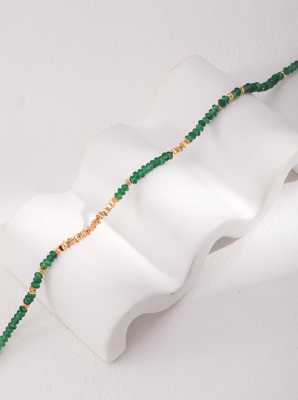 Sterling Silver Emerald Necklace